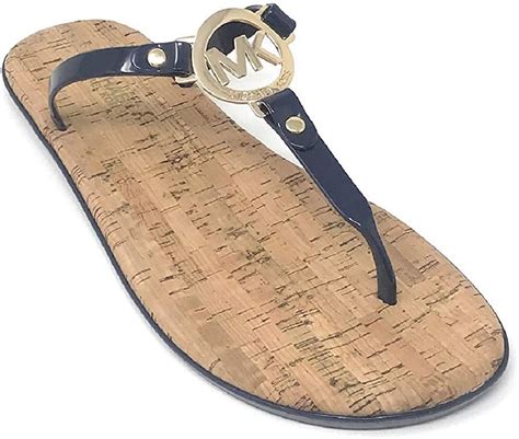 michael kors flip flops men|michael kors jelly flip flops.